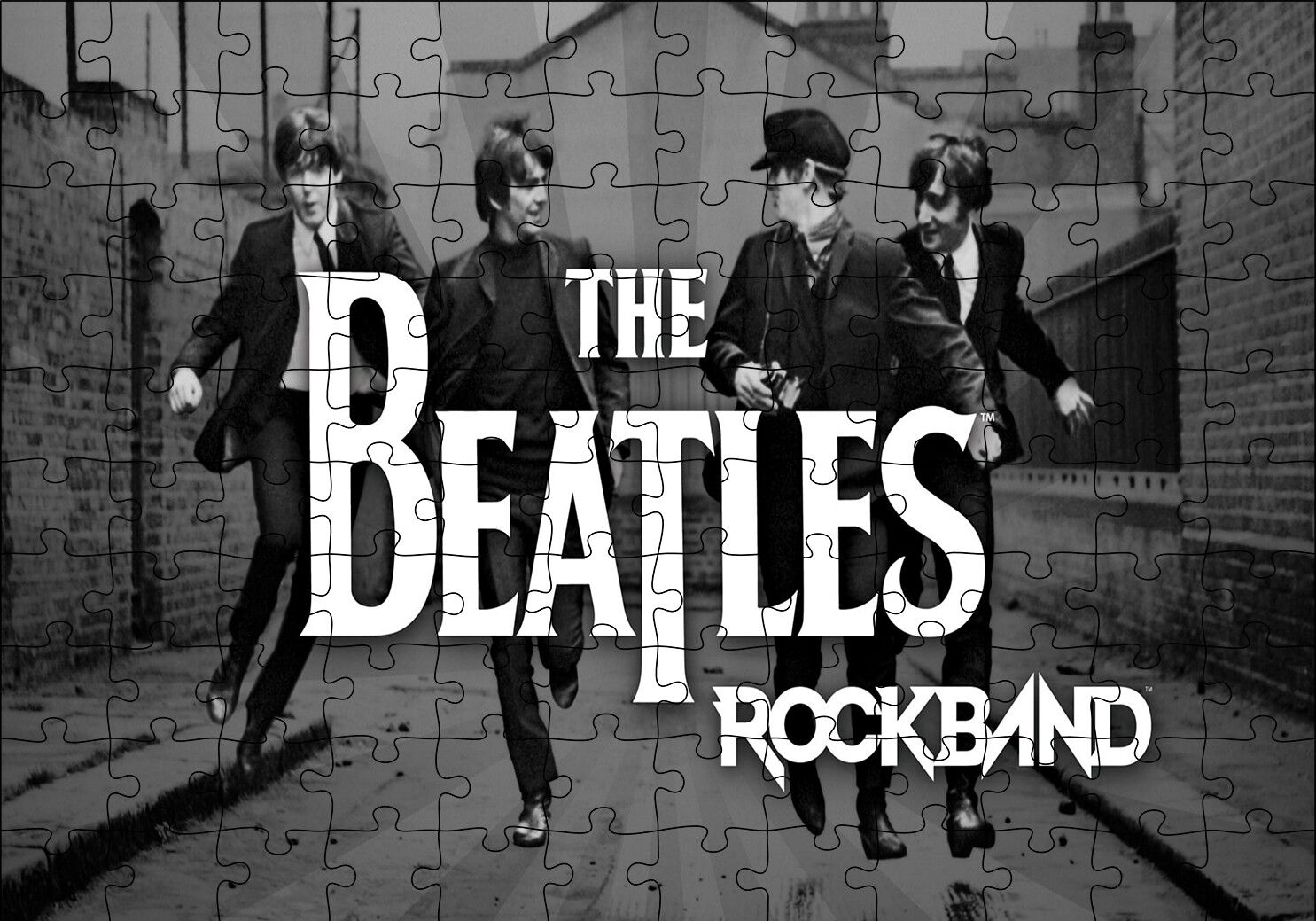 The Beatles Rock Grubu Puzzle Yapboz MDF Ahşap 120 Parça 24 cm X 34 cm