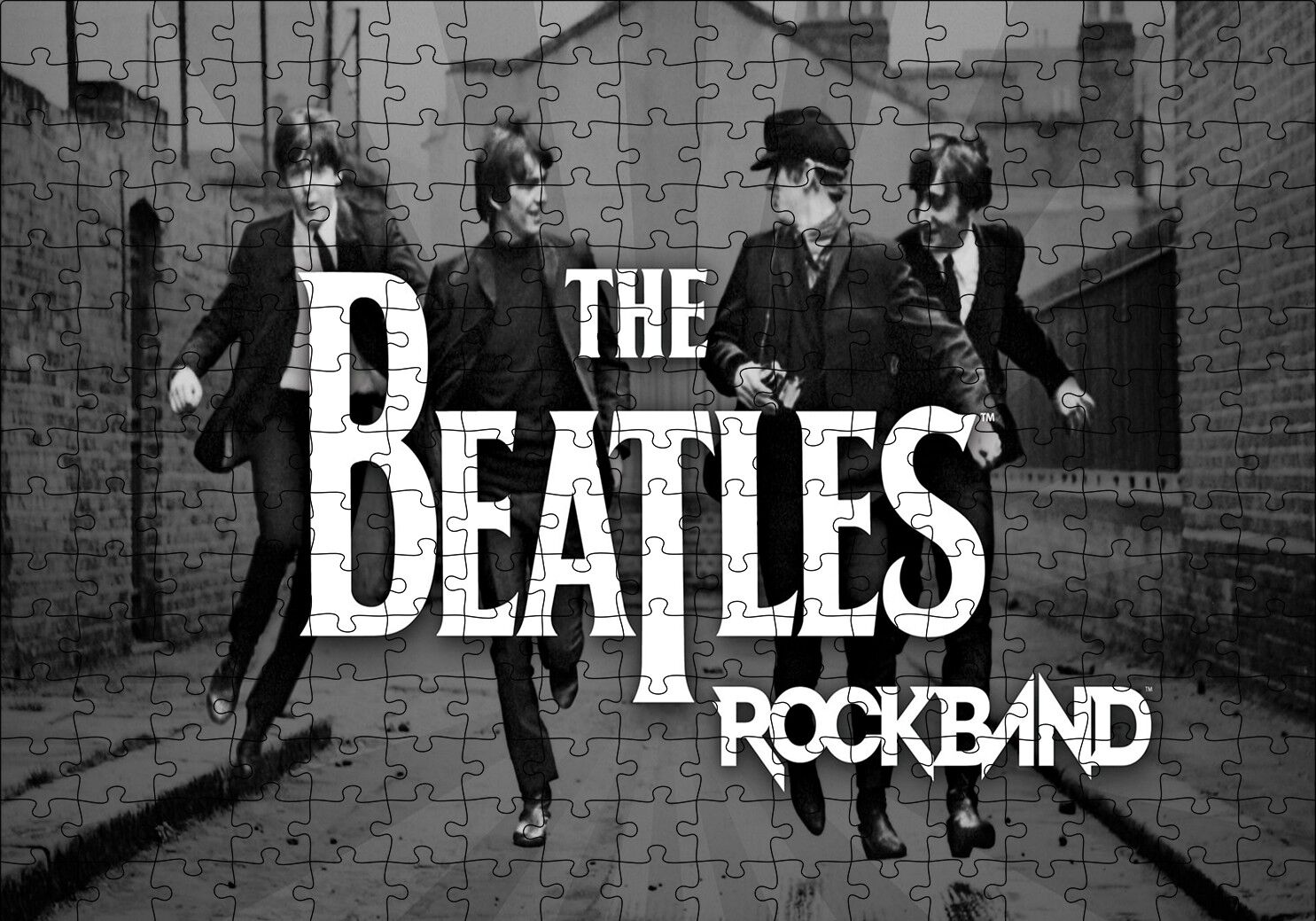 The Beatles Rock Grubu Puzzle Yapboz MDF Ahşap 255 Parça 34 cm X 49 cm