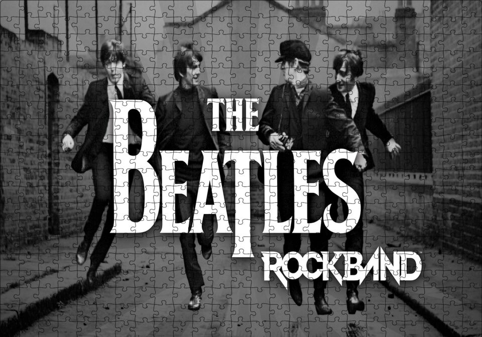 The Beatles Rock Grubu Puzzle Yapboz MDF Ahşap 500 Parça 49 cm X 68 cm