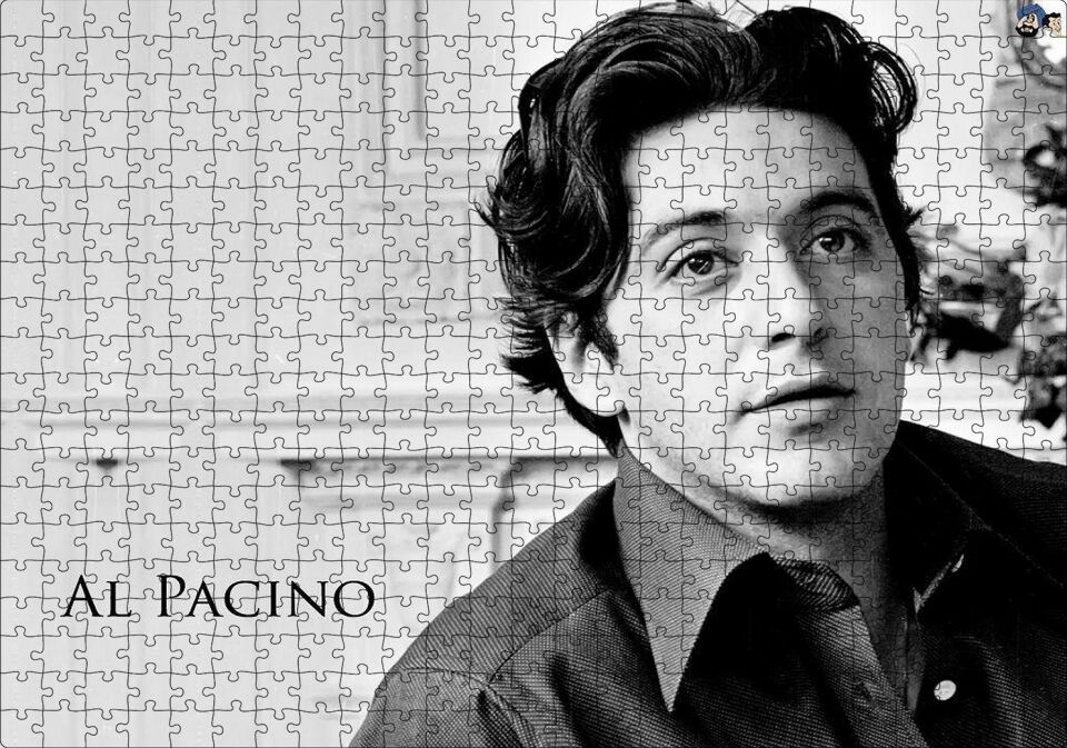 Al-Pacino Gençlik Resmi Puzzle Yapboz MDF Ahşap 500 Parça 49 cm X 68 cm