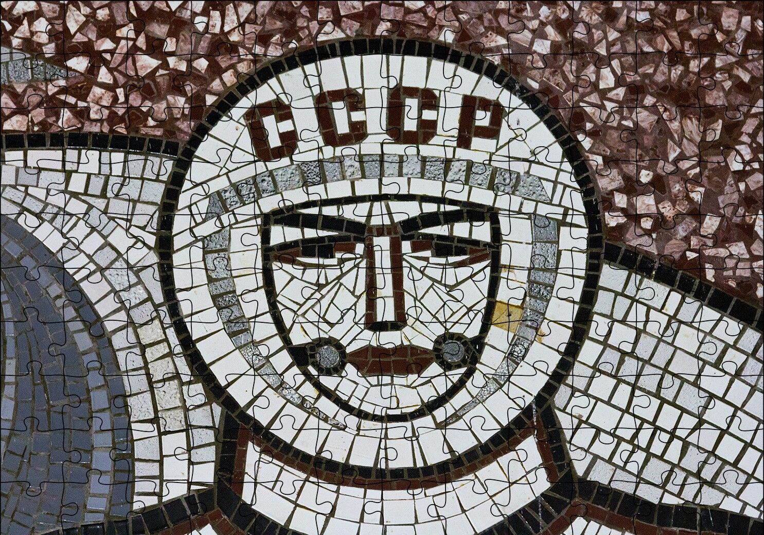 Mozaik Sovyetler Birliği Puzzle Yapboz MDF Ahşap