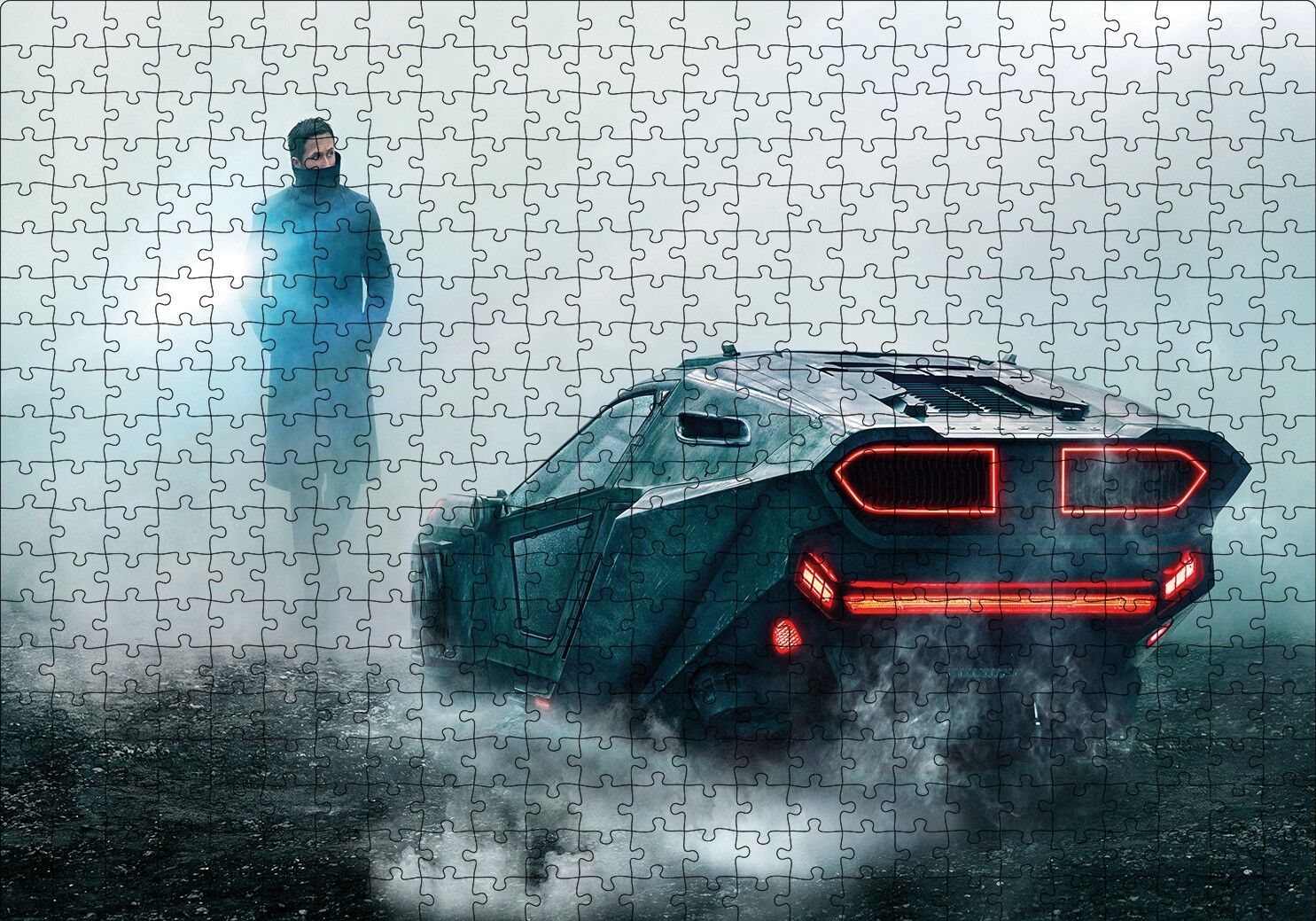 Bıçak Sırtı Ryan Gosling Puzzle Yapboz MDF Ahşap 500 Parça 49 cm X 68 cm