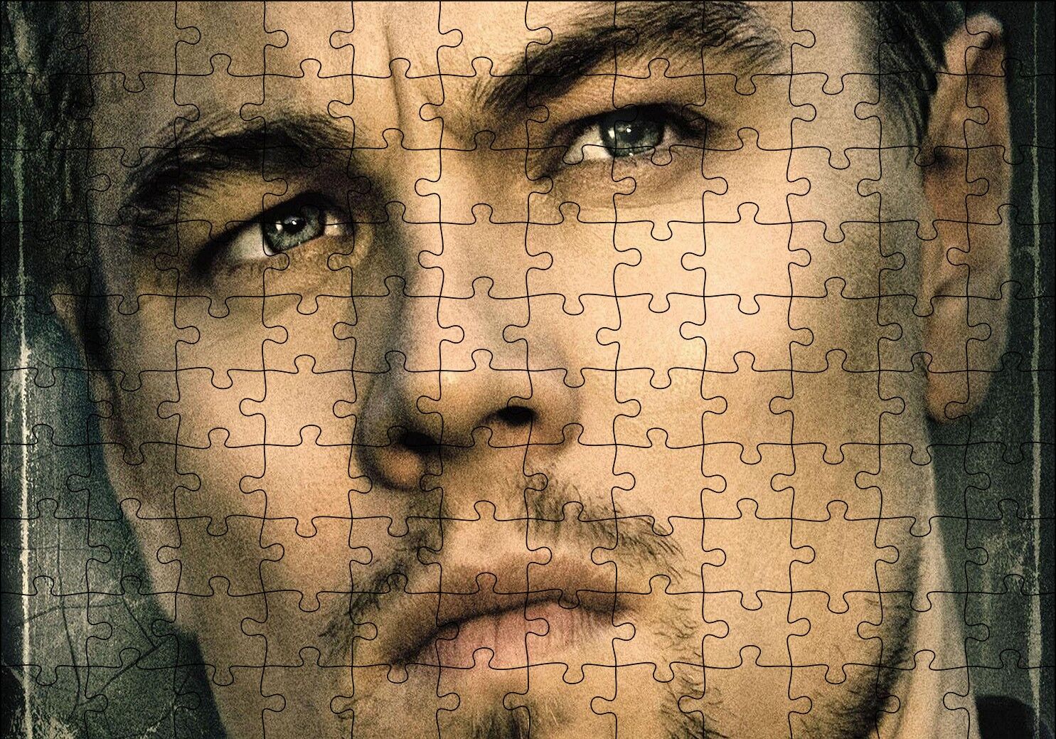 Departed Leonardo DiCaprio Film Afişi Puzzle Yapboz MDF Ahşap 120 Parça 24 cm X 34 cm