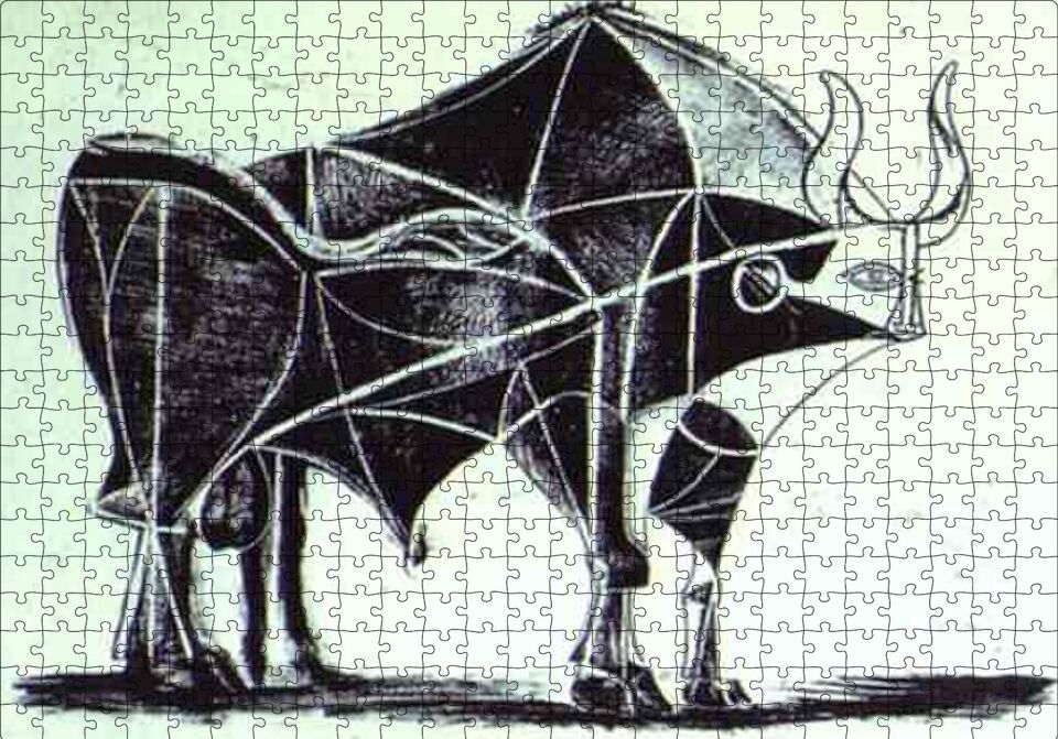 Le Taureau Puzzle Yapboz MDF Ahşap 500 Parça 49 cm X 68 cm