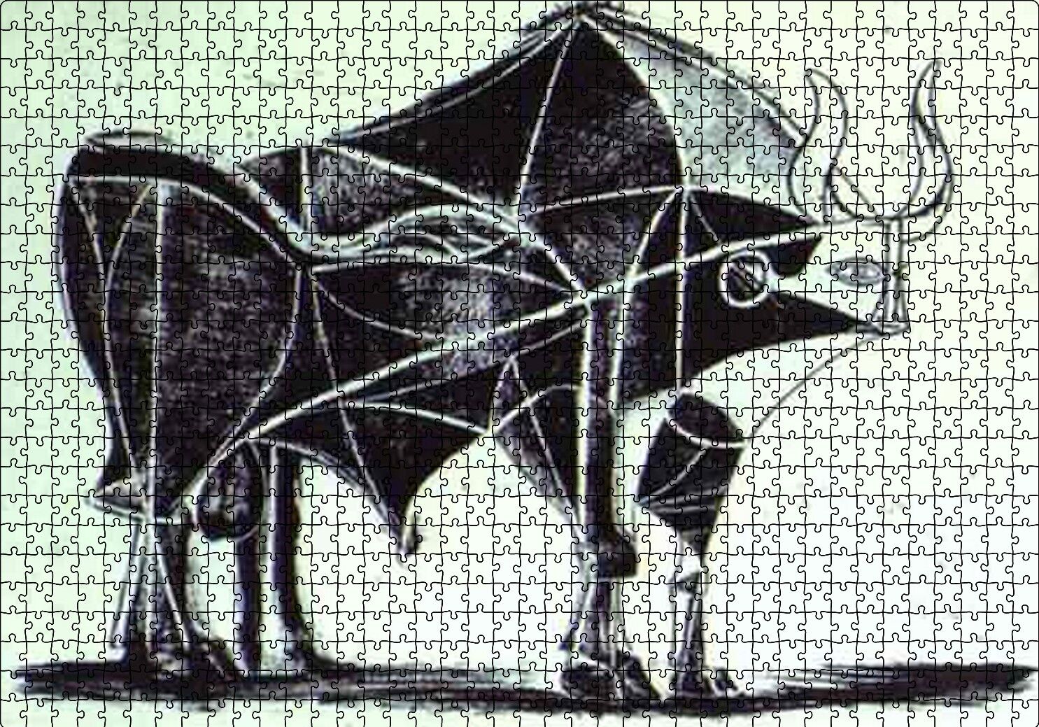 Le Taureau Puzzle Yapboz MDF Ahşap 1000 Parça 49 cm X 68 cm