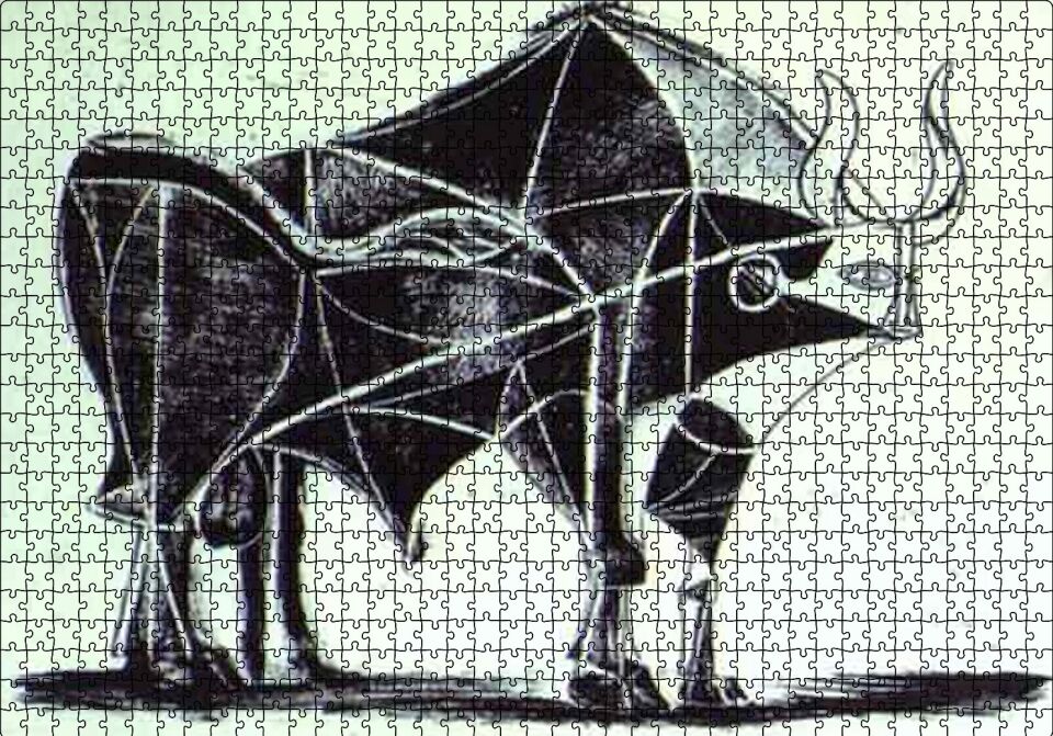 Le Taureau Puzzle Yapboz MDF Ahşap 1000 Parça 49 cm X 68 cm