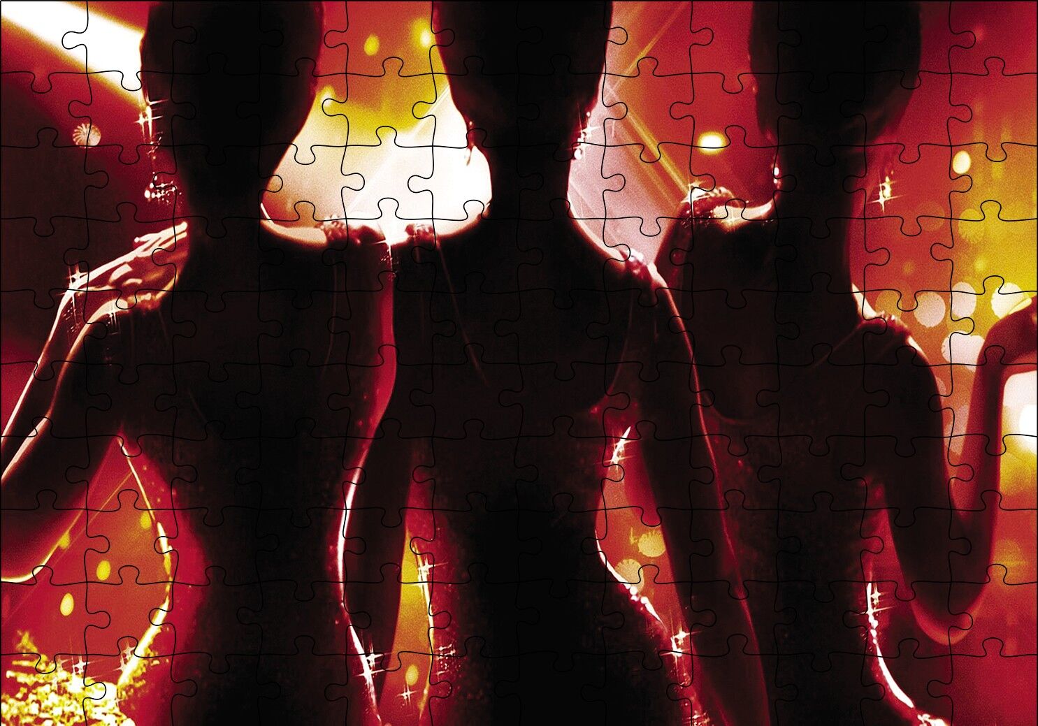 Dreamgirls Silhouettes Puzzle Yapboz MDF Ahşap