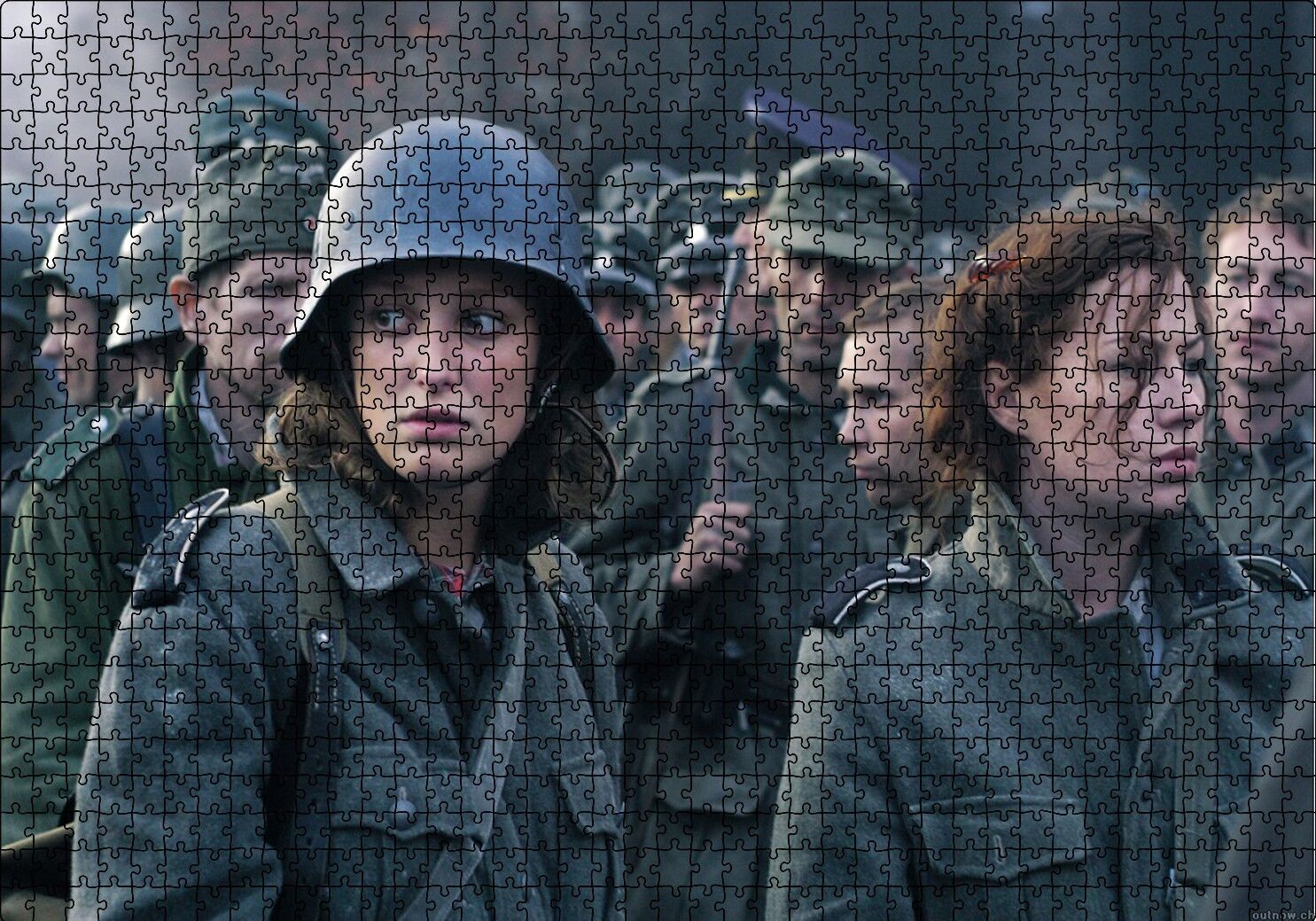 Downfall Gestapo Film Afişi Puzzle Yapboz MDF Ahşap 1000 Parça 49 cm X 68 cm
