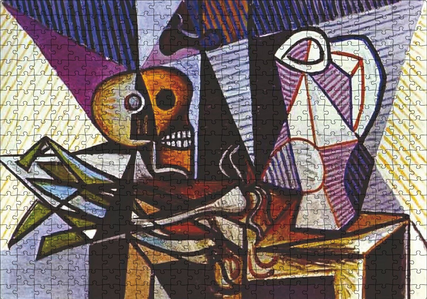 Still life 1945 by Pablo Picasso Puzzle Yapboz MDF Ahşap 500 Parça 49 cm X 68 cm