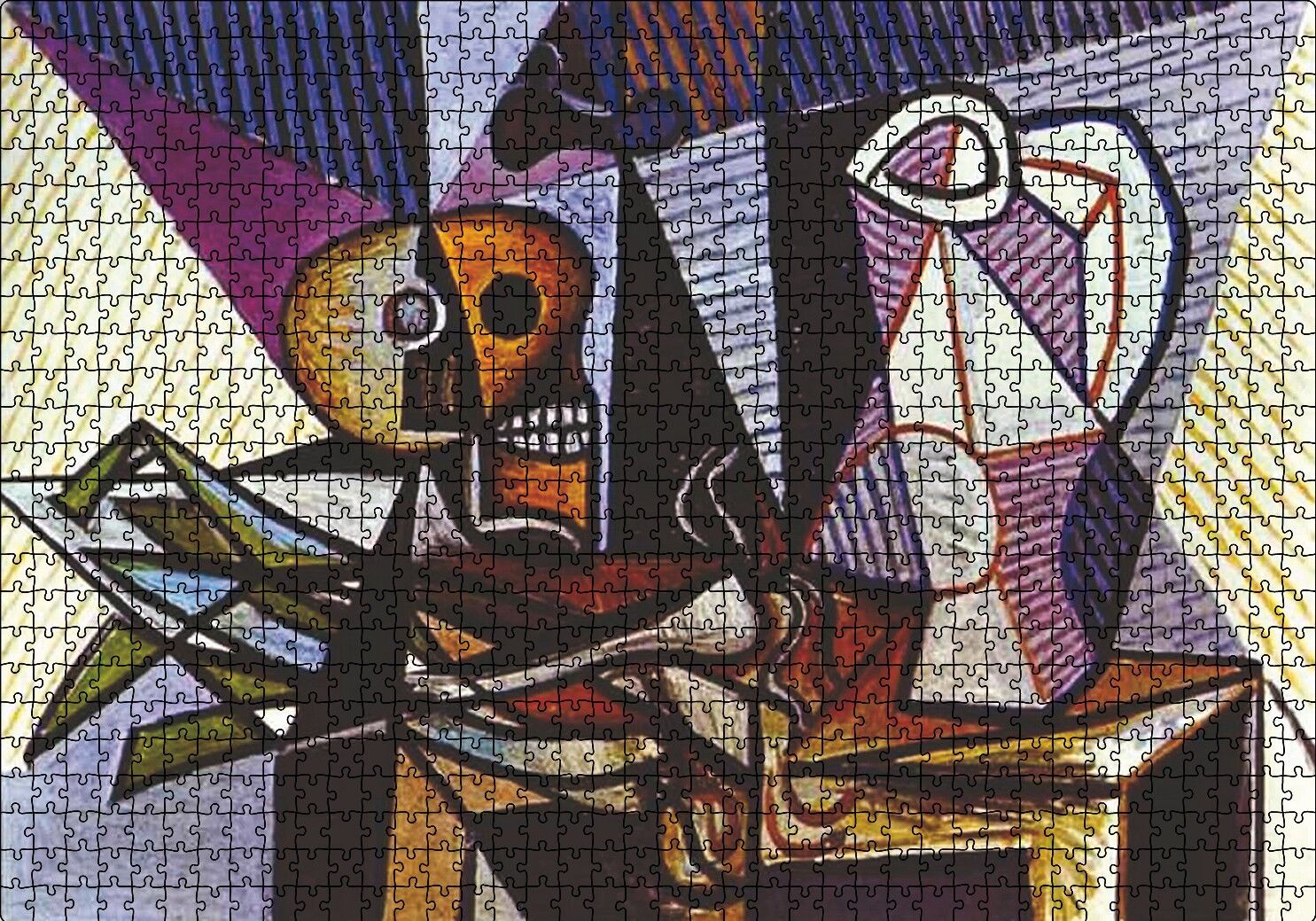 Still life 1945 by Pablo Picasso Puzzle Yapboz MDF Ahşap 1000 Parça 49 cm X 68 cm