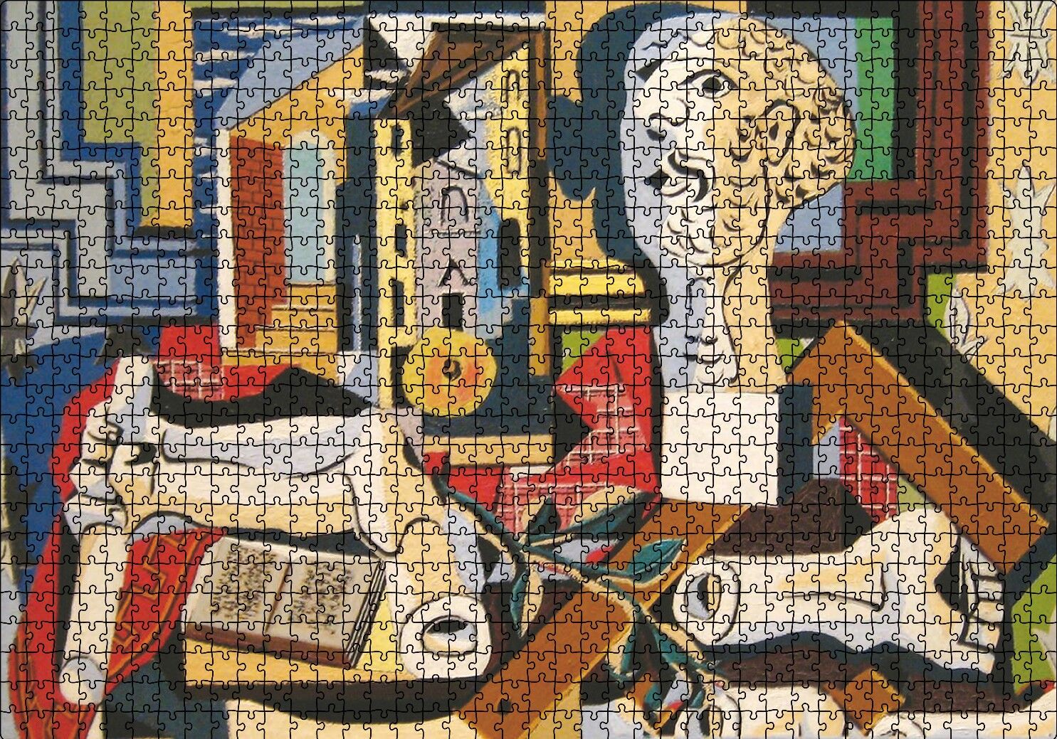 Studio Plaster Head1925 by Pablo Picasso Puzzle Yapboz MDF Ahşap 1000 Parça 49 cm X 68 cm