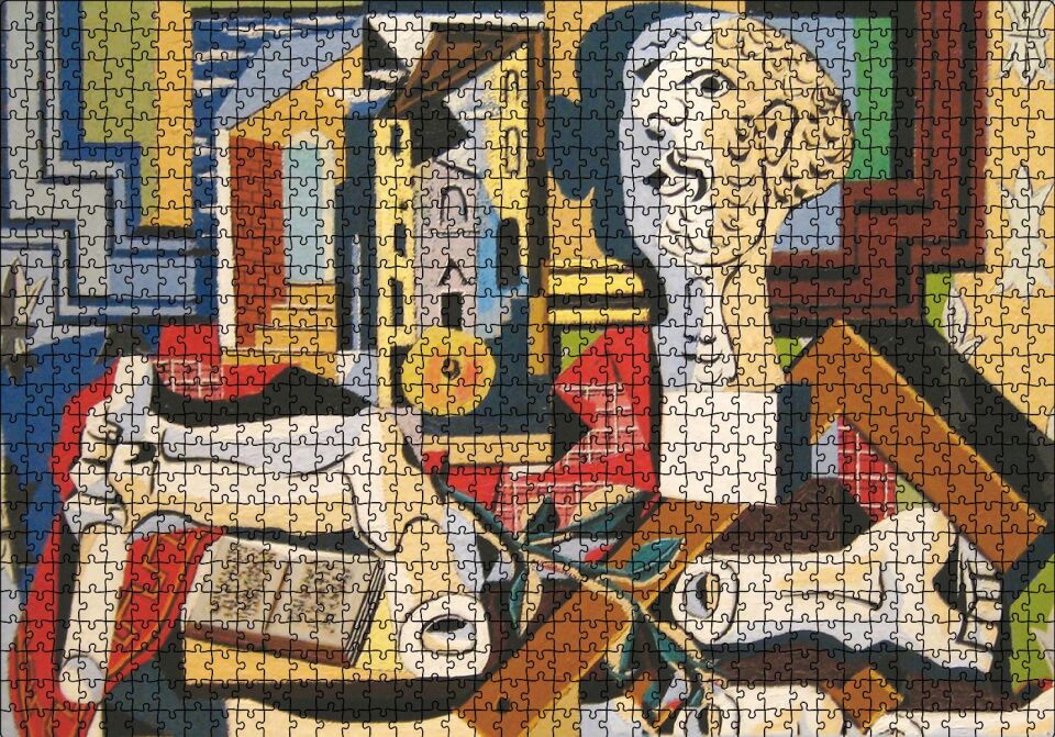 Studio Plaster Head1925 by Pablo Picasso Puzzle Yapboz MDF Ahşap 1000 Parça 49 cm X 68 cm
