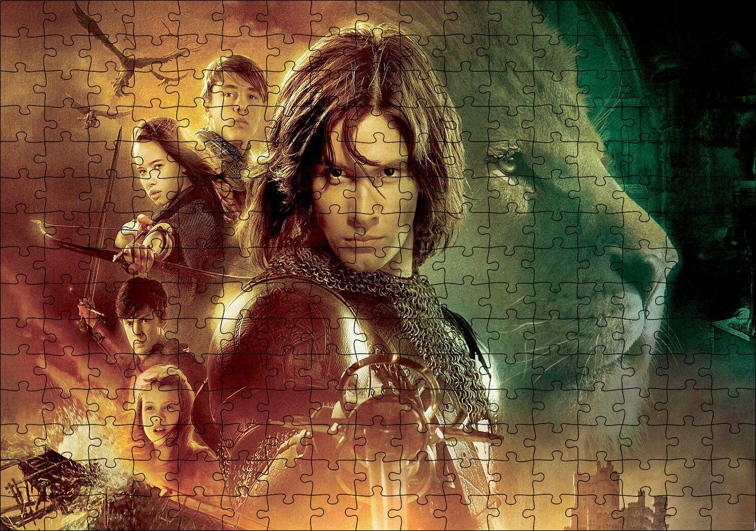 Narnia Günlükleri Prens Caspian Puzzle Yapboz MDF Ahşap 255 Parça 34 cm X 49 cm