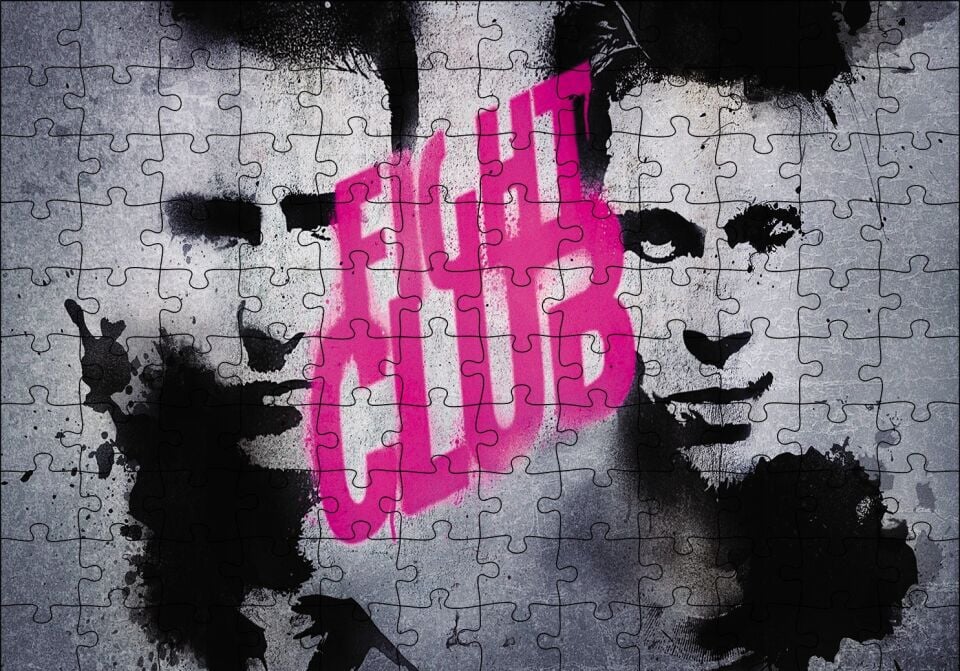 Fight Club Two Heroes Puzzle Yapboz MDF Ahşap