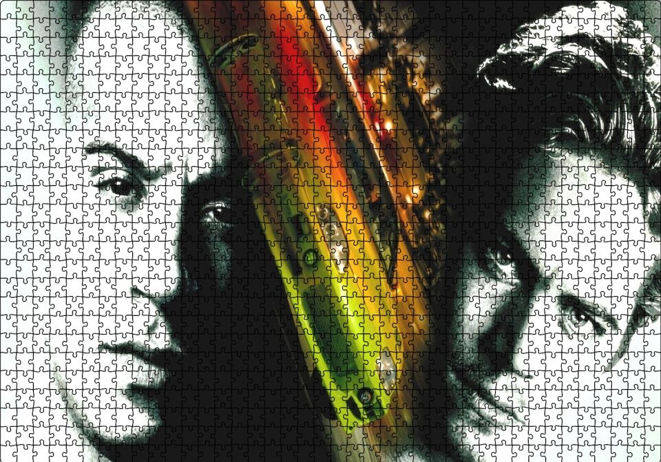 Hızlı Ve Öfkeli Film Afişi Puzzle Yapboz MDF Ahşap 1000 Parça 49 cm X 68 cm