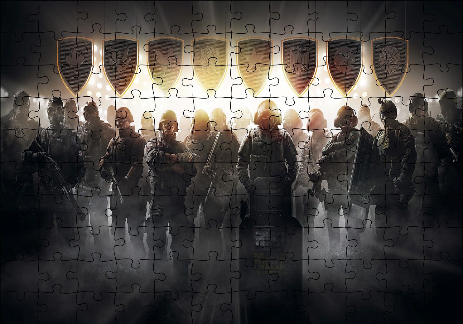 Rainbow Six Siege Pro League Puzzle Yapboz MDF Ahşap