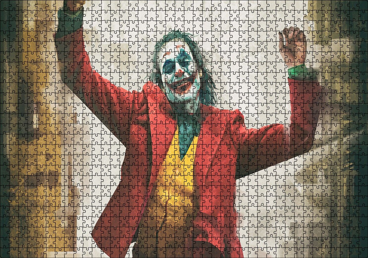 Joker Gülümseme Filmi Görseli Puzzle Yapboz MDF Ahşap 1000 Parça 49 cm X 68 cm