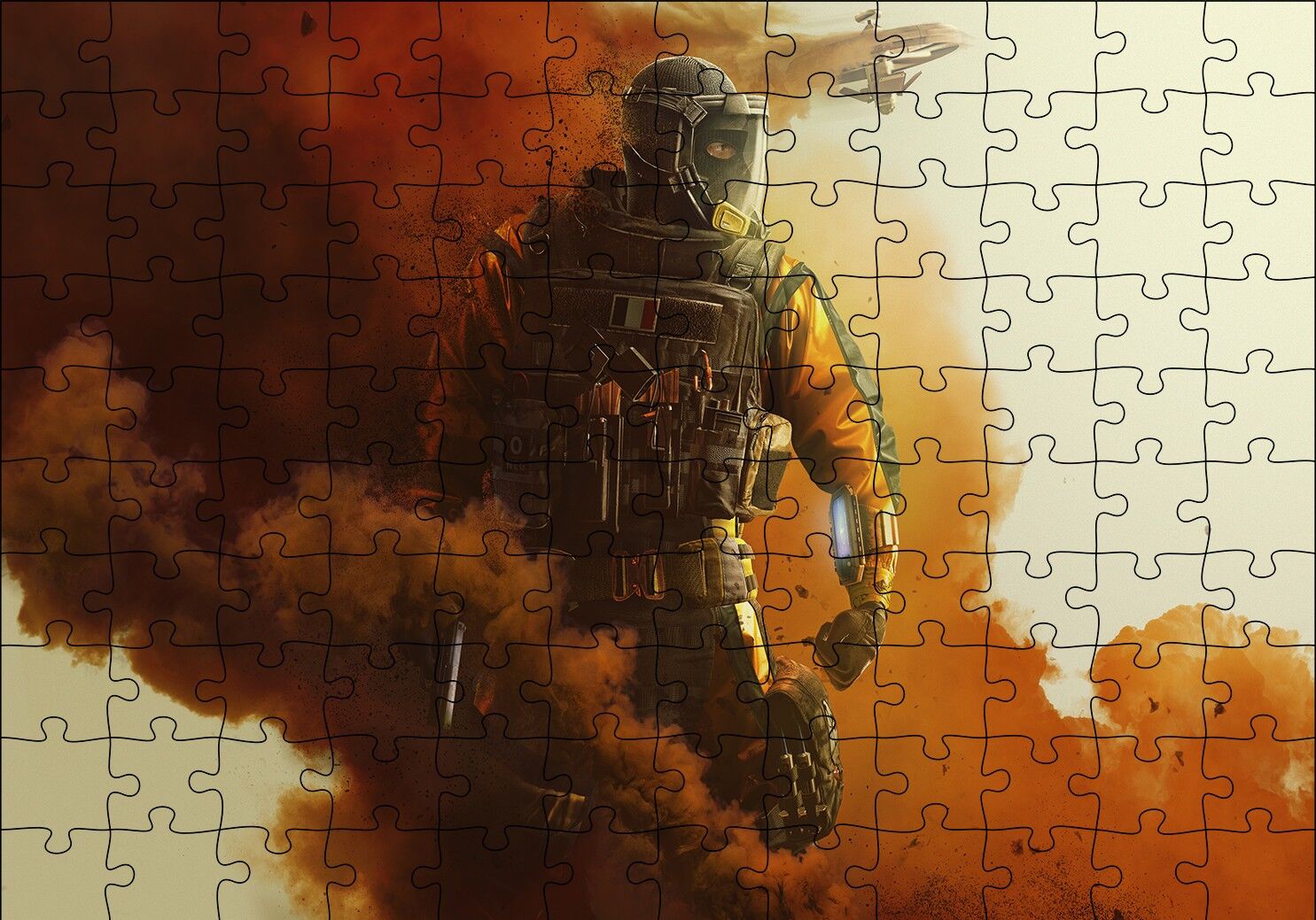 Rainbow 6 Siege Operation Chimera Lion Puzzle Yapboz MDF Ahşap 120 Parça 24 cm X 34 cm