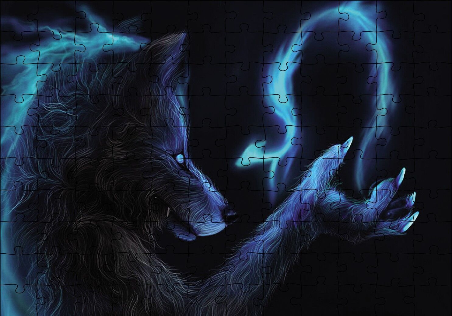 Hokkabaz Kurt Puzzle Yapboz MDF Ahşap