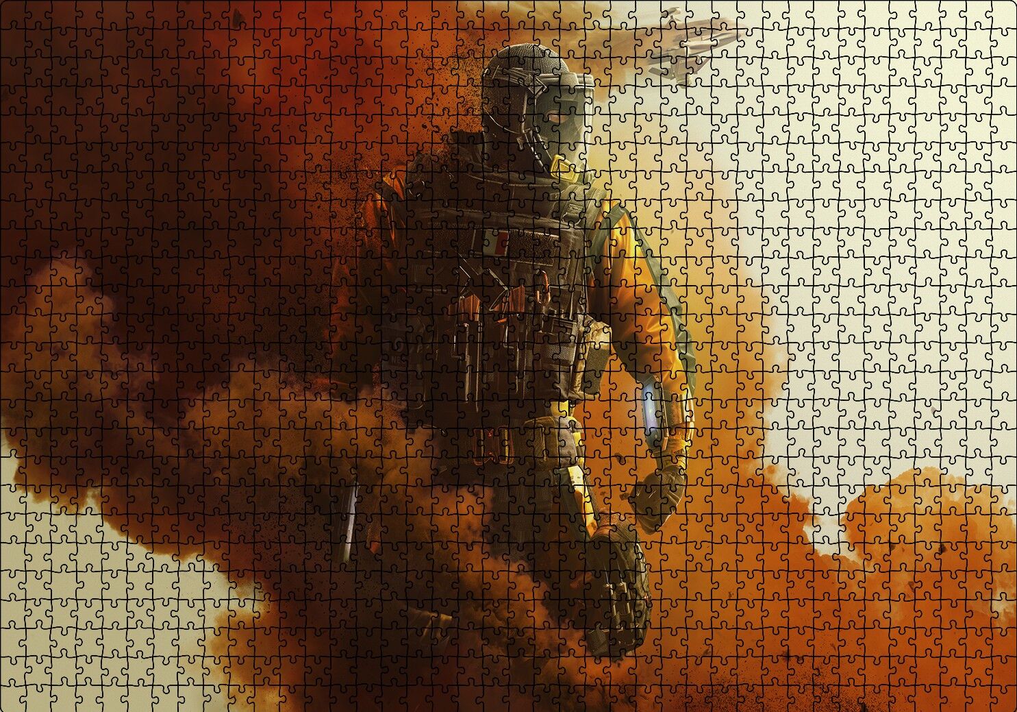 Rainbow 6 Siege Operation Chimera Lion Puzzle Yapboz MDF Ahşap 1000 Parça 49 cm X 68 cm
